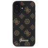 Guess GUHMP16SPGPYSK iPhone 16 6.1 czarny/black hardcase Peony Script MagSafe